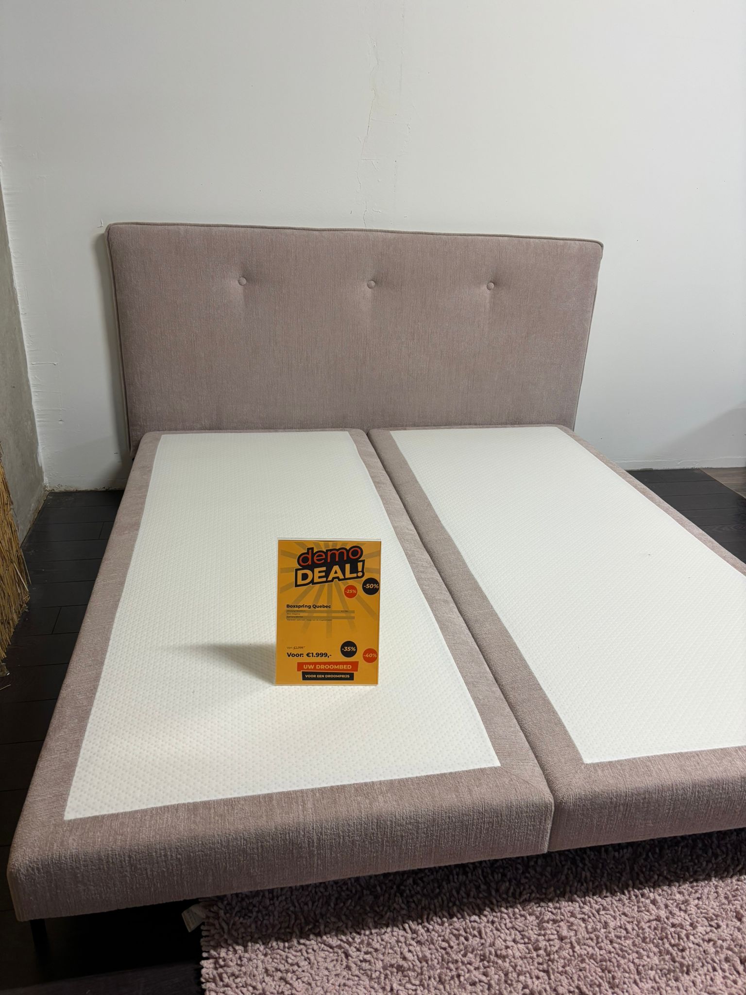 Quebec Boxspring - 180x210cm (Harderwijk)