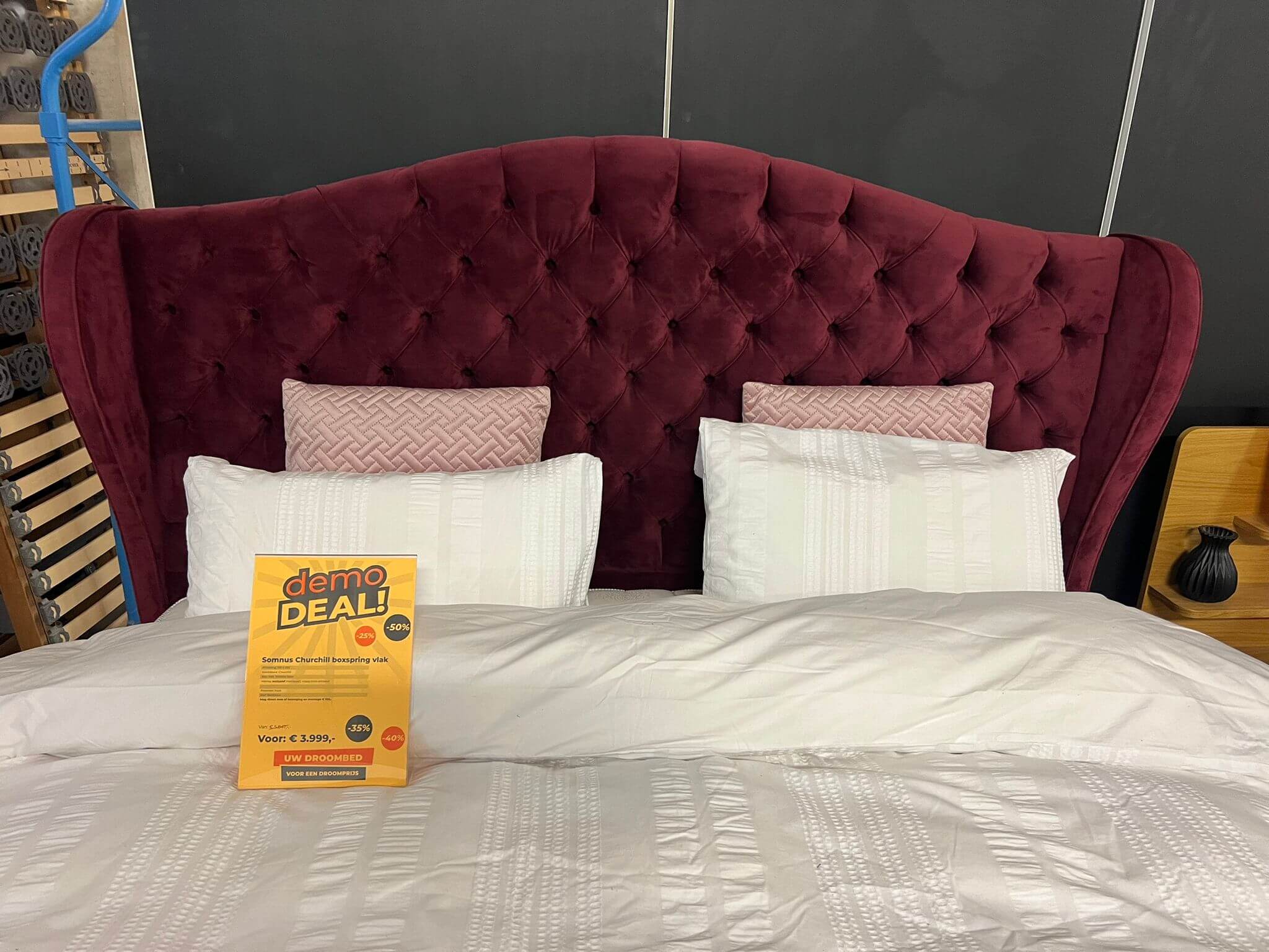 Somnus Churchill boxspring - 180x200cm (Harderwijk)