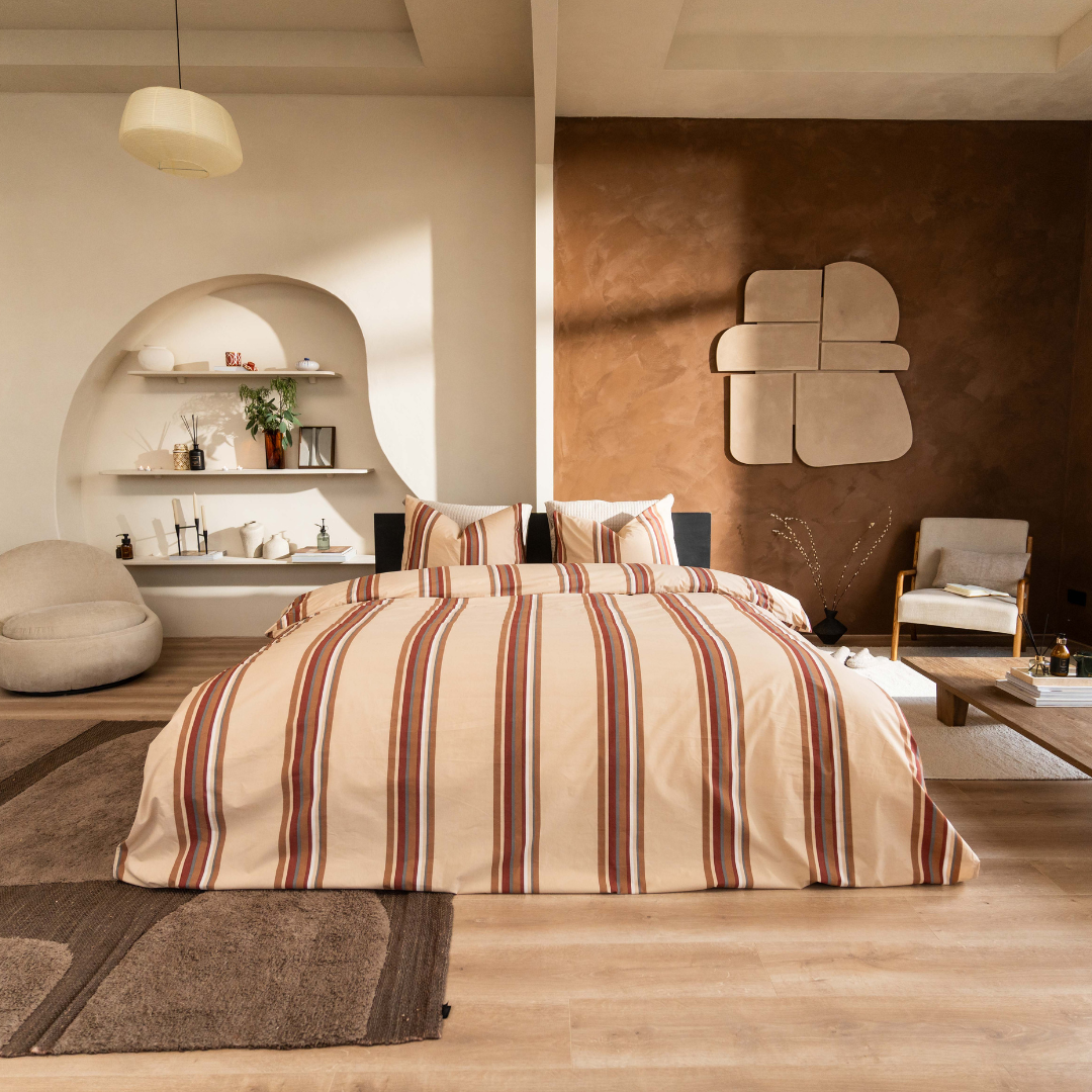 Kayori dekbedovertrek Agui Tencel 100% tencel zand