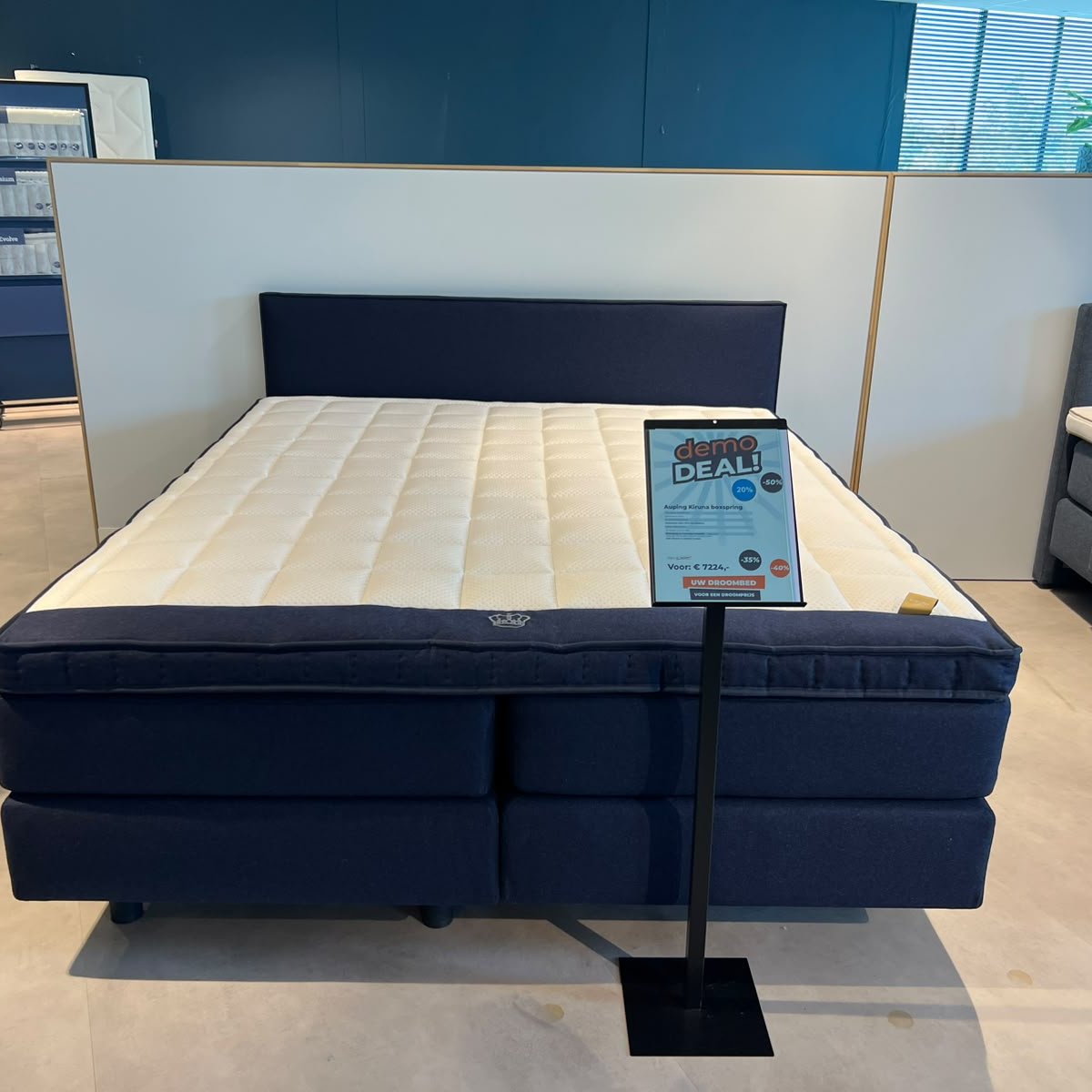 Auping Kiruna boxspring Sami 180x210 cm demodeal