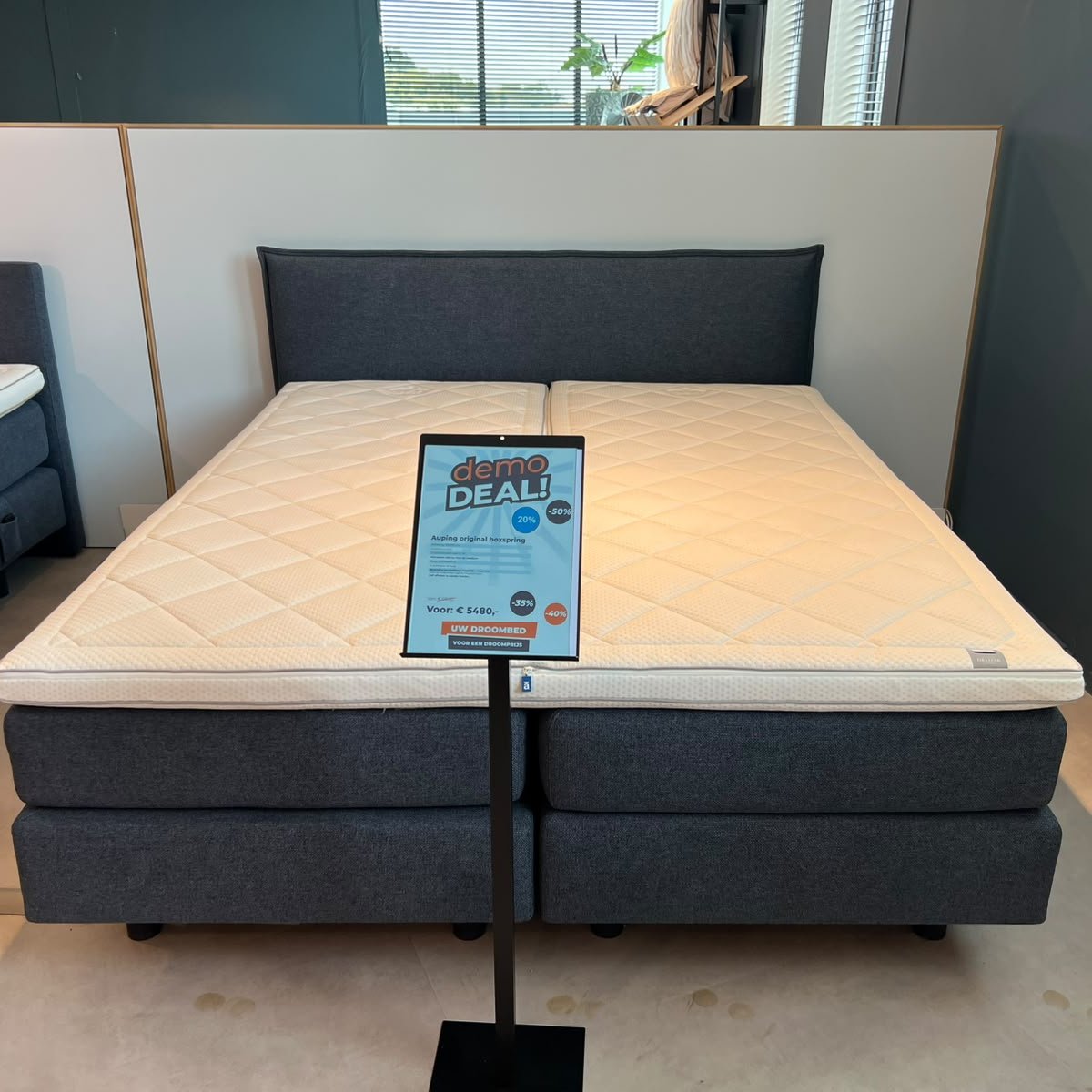 Auping Original boxspring Wink Deluxe 180x210 cm demodeal