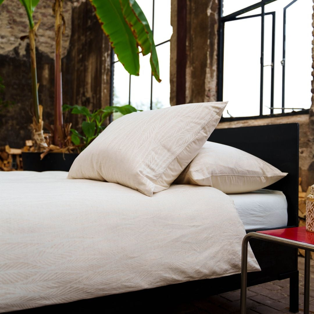 Kayori dekbedovertrek Chika Tencel 100% katoen naturel