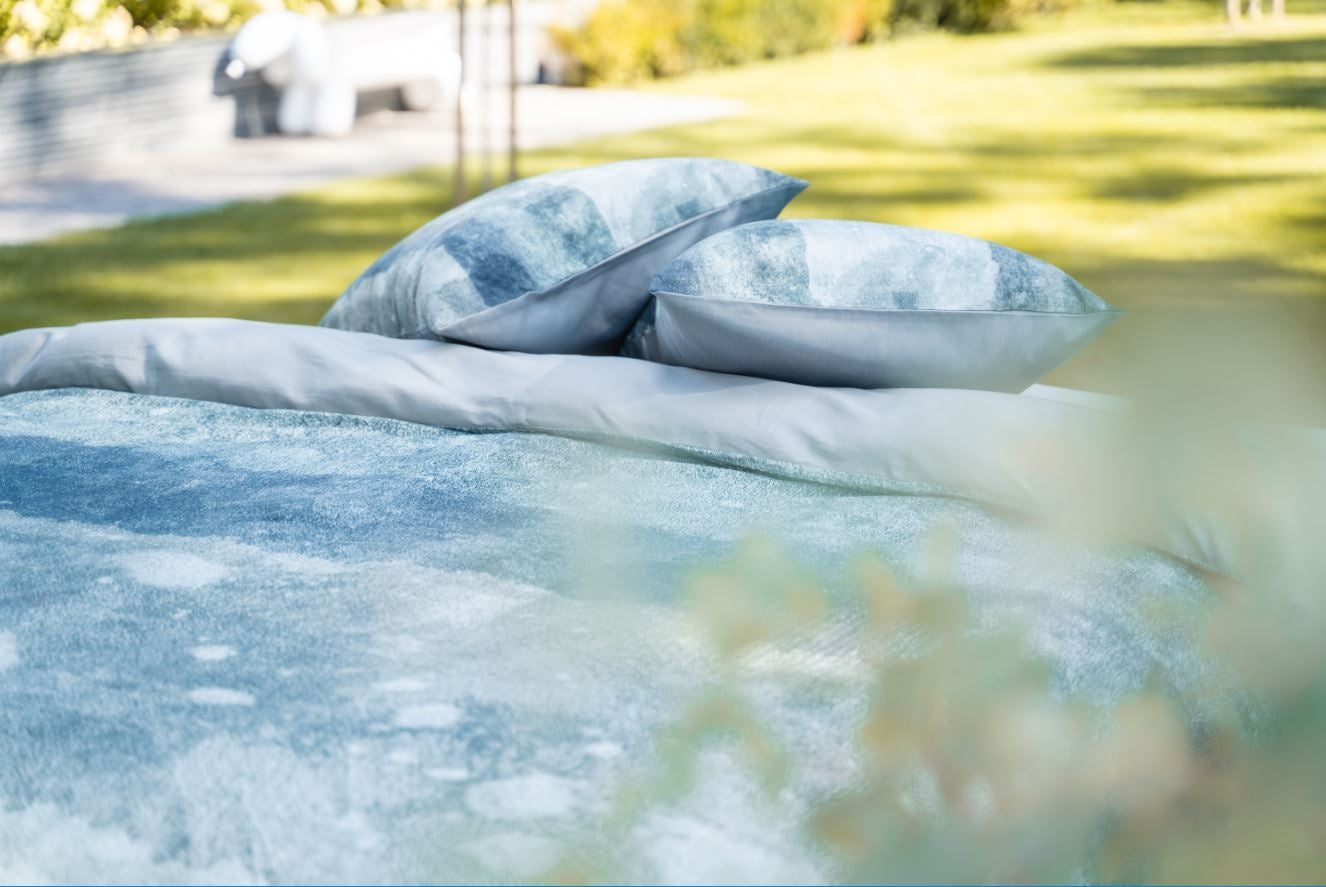 Kayori dekbedovertrek Ichiya Waffle 100% katoen grijs