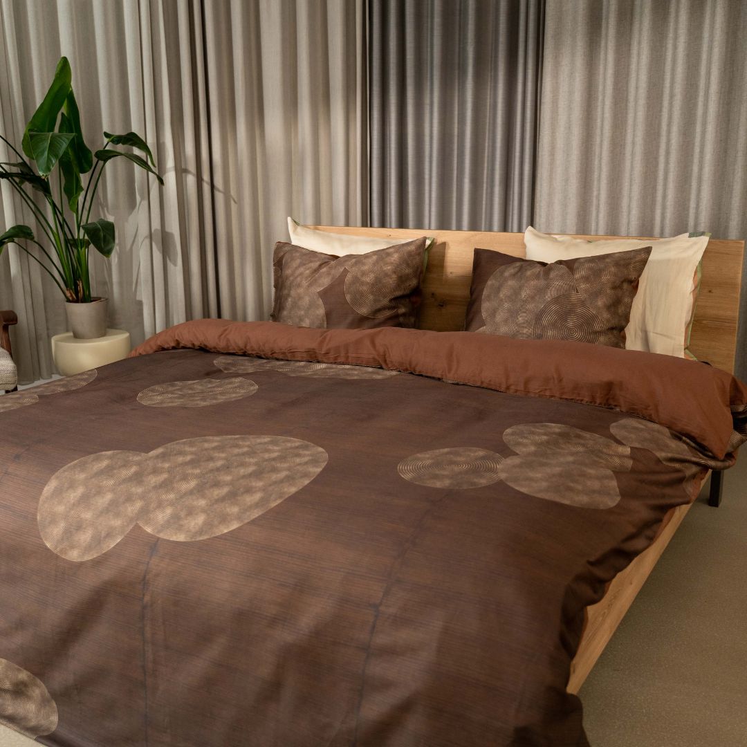 Kayori dekbedovertrek Jiro Katoensatijn 100% katoen