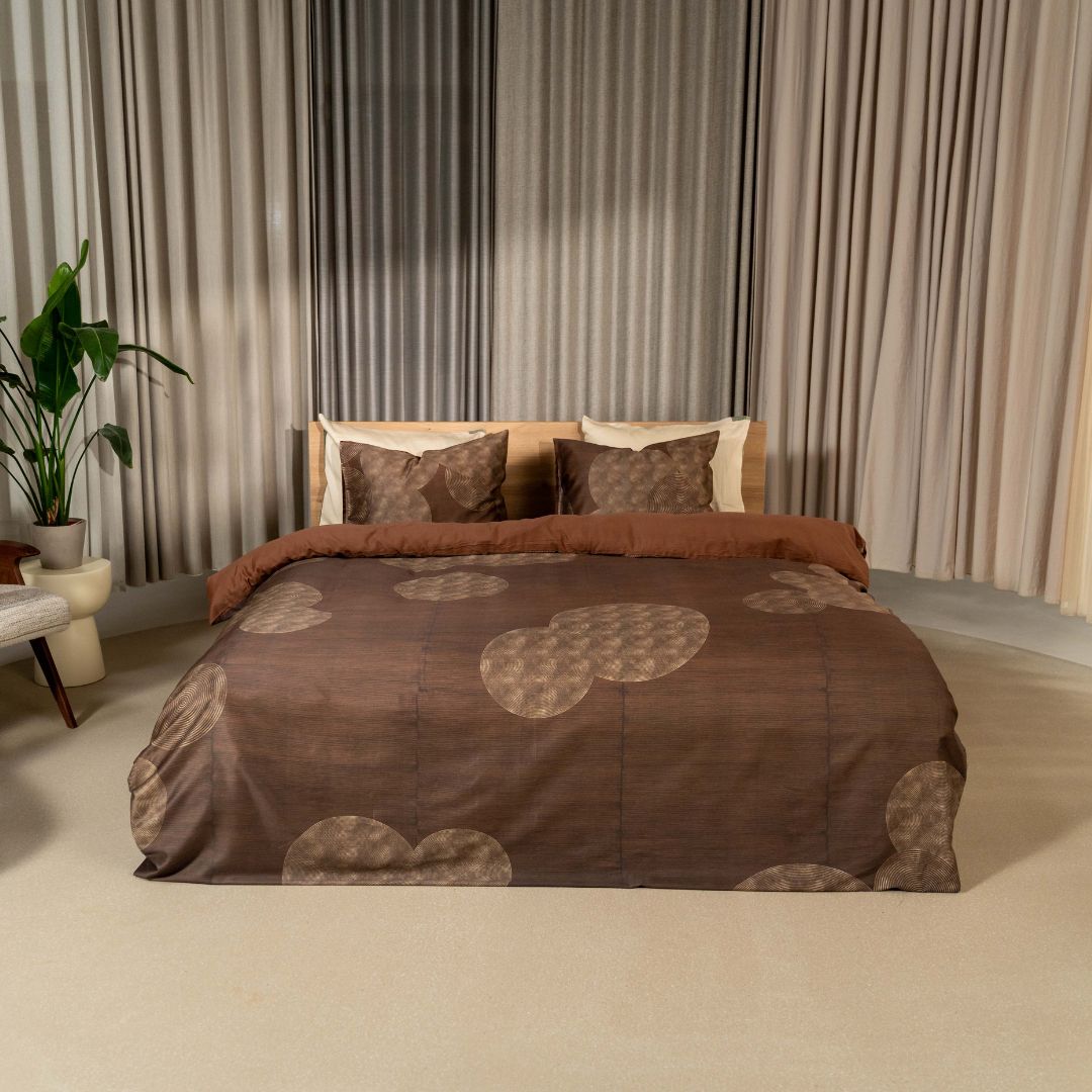 Kayori dekbedovertrek Jiro Katoensatijn 100% katoen 220