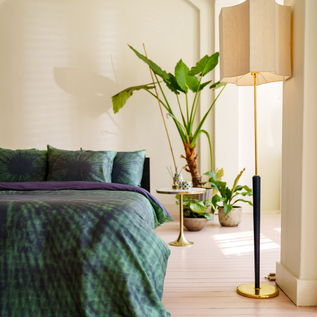 Kayori dekbedovertrek Kinjou Tencel 100% tencel groen