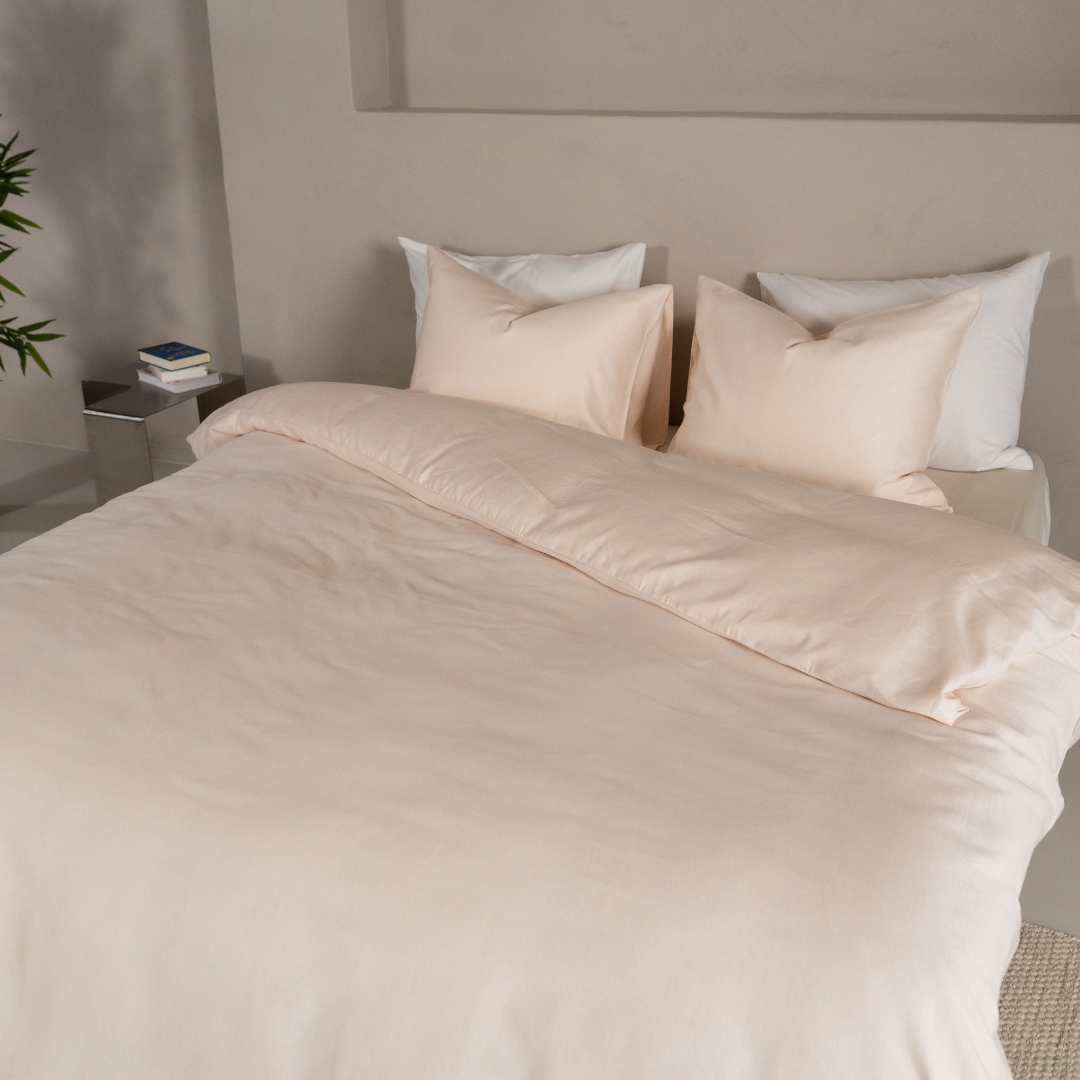 Kayori dekbedovertrek Kiso Tencel mix van tencel en katoen offwhite