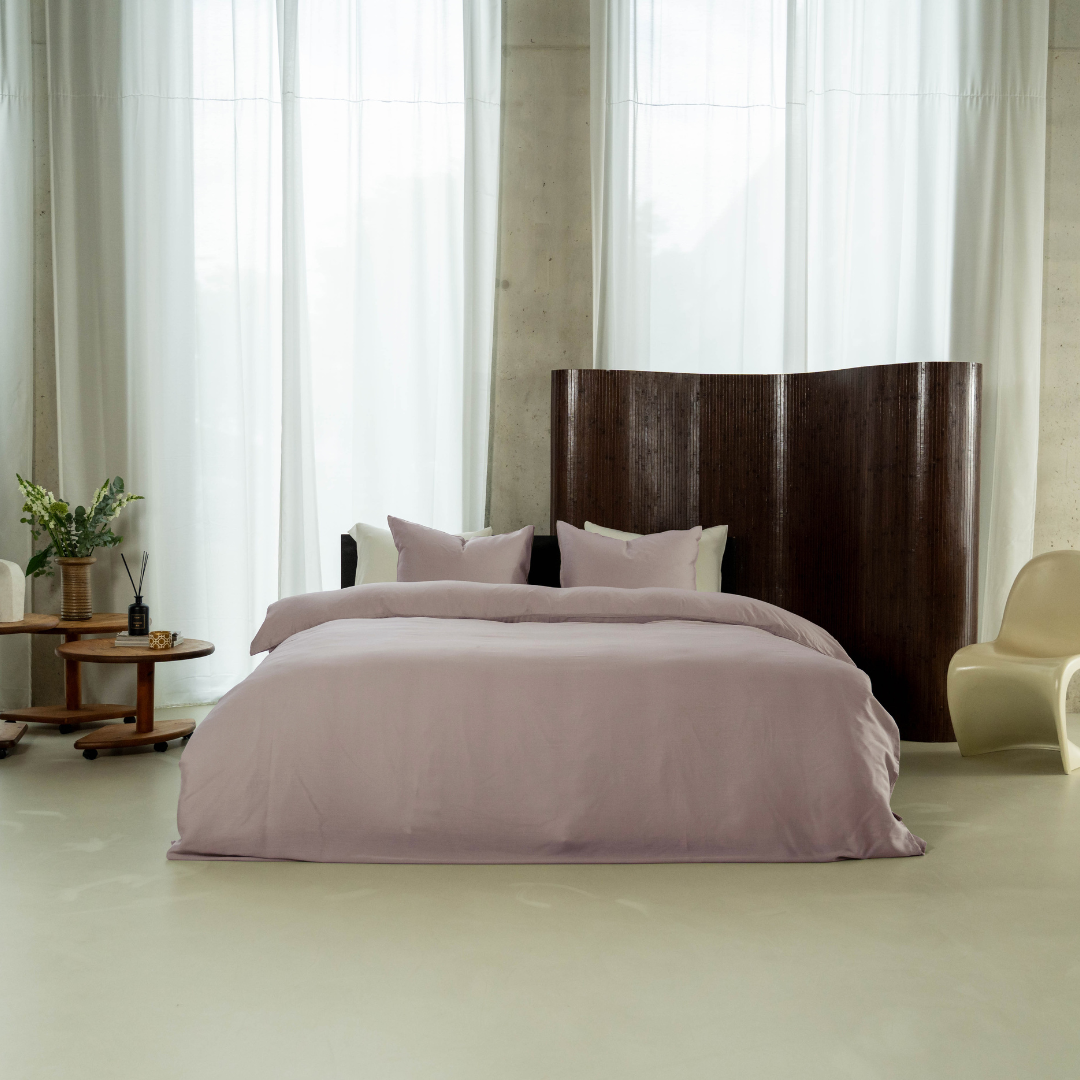 Kayori dekbedovertrek Kiyo Tencel© 100% tencel nude