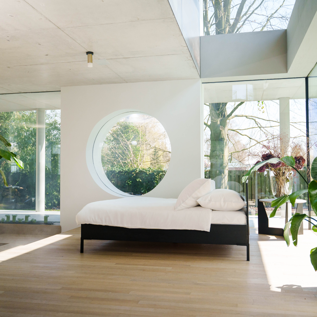 Kayori dekbedovertrek Kiyo Tencel© 100% tencel wit