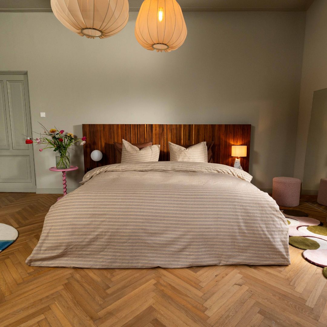 Kayori dekbedovertrek Lueso Flanel 100% katoen offwhite