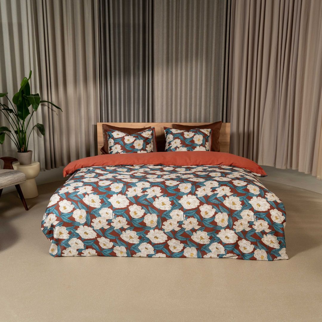 Kayori dekbedovertrek Makoto Katoensatijn 100% katoen 220