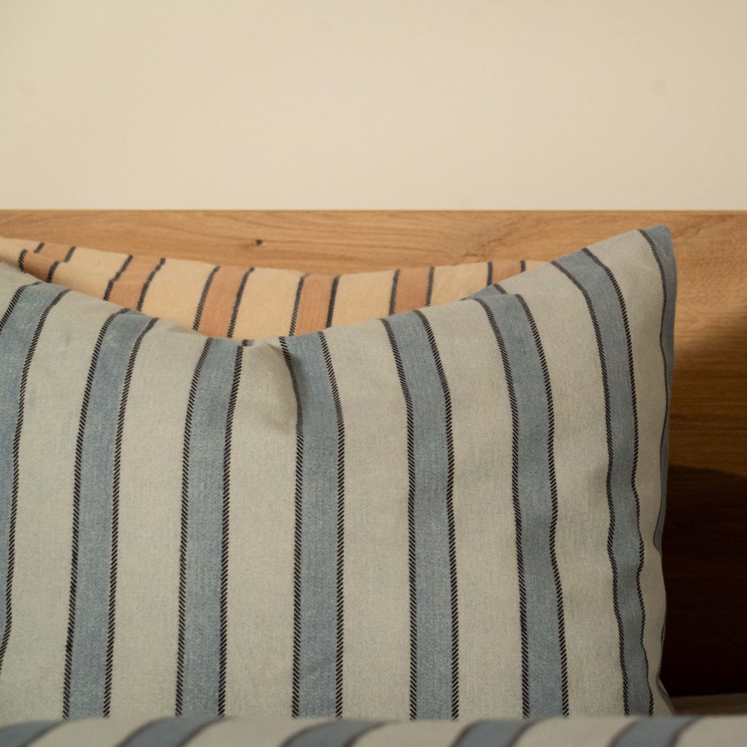 Kayori dekbedovertrek Mala Flanel 100% katoen blauw