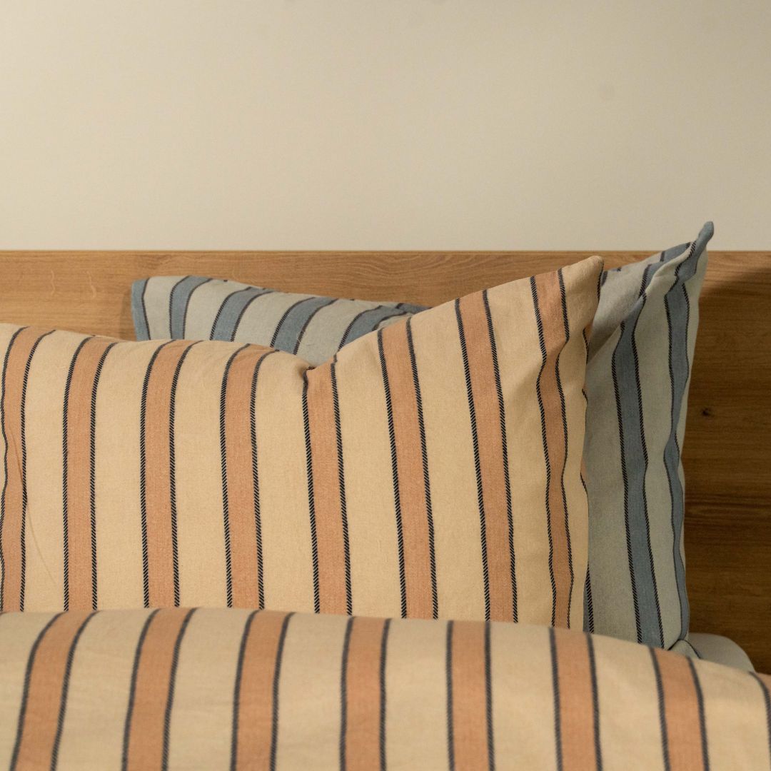 Kayori dekbedovertrek Mala Flanel 100% katoen zand