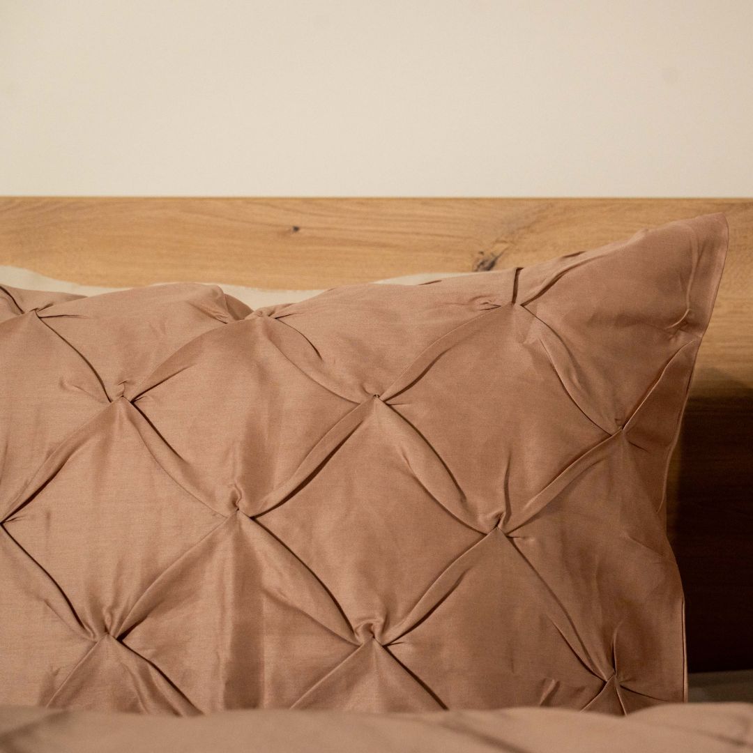 Kayori dekbedovertrek Matsu Katoensatijn 100% katoen oudroze