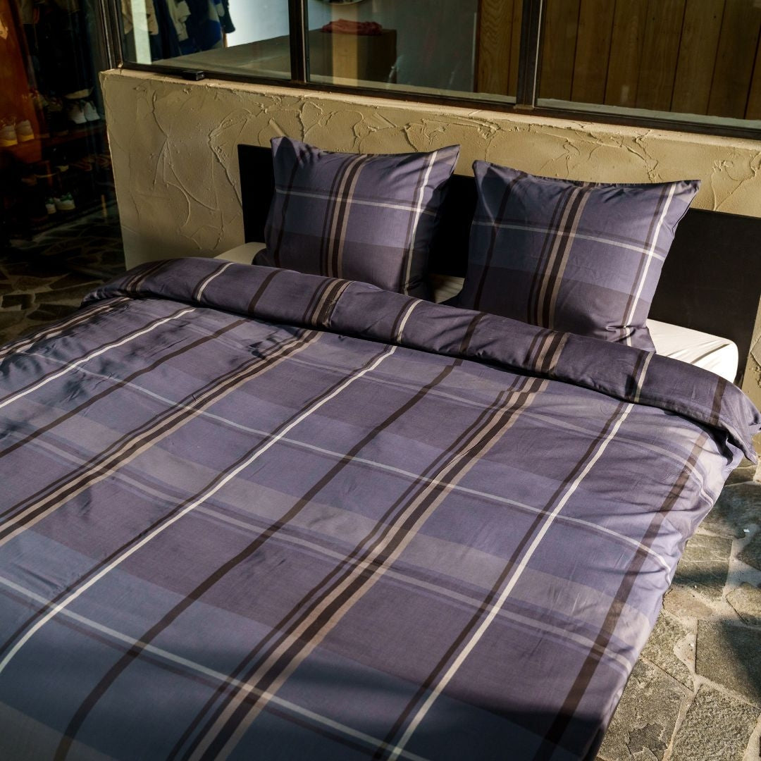 Kayori dekbedovertrek Mondo Tencel© 100% tencel antraciet