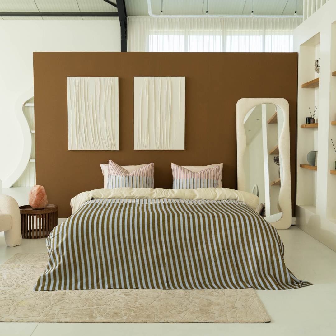 Kayori dekbedovertrek Niseko Katoensatijn 100% katoen satijn groen