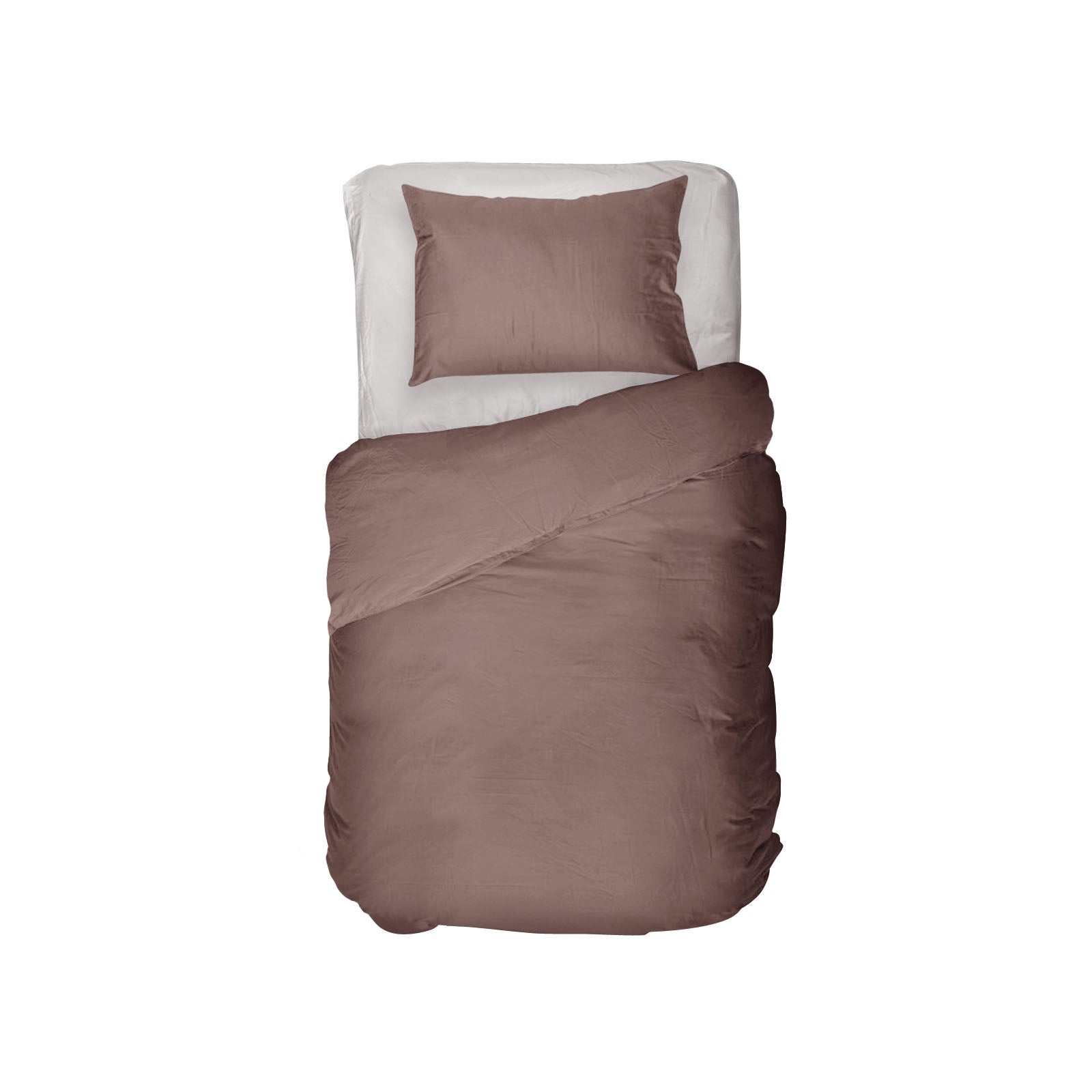 Kayori dekbedovertrek Ochi – 100% tencel – mauve