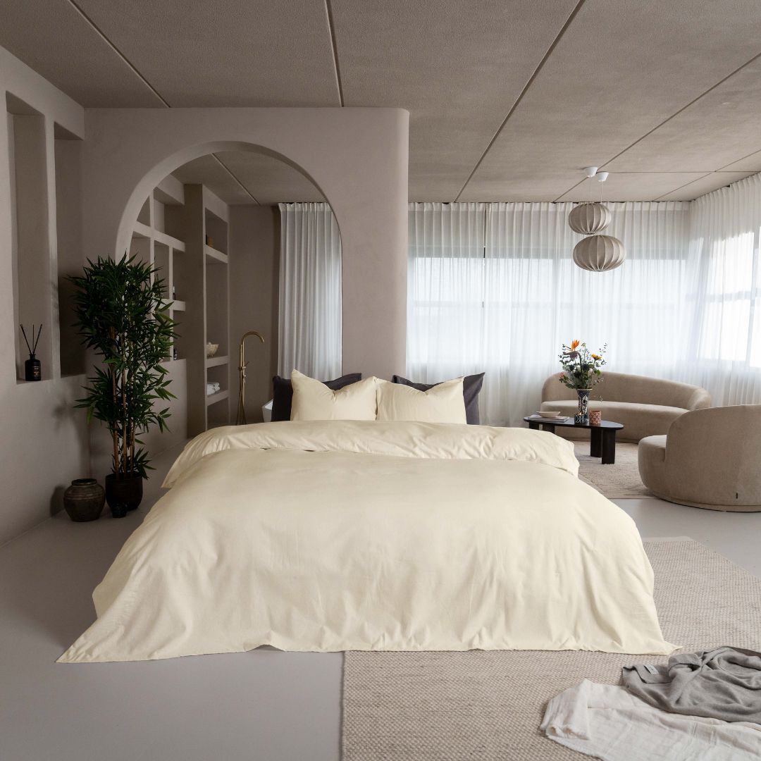 Kayori kussensloop Showa 2 stuks offwhite