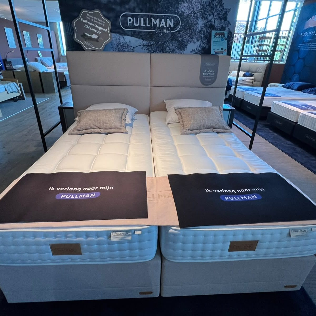 Pullman New York verstelbare boxspring showroommodel Harderwijk