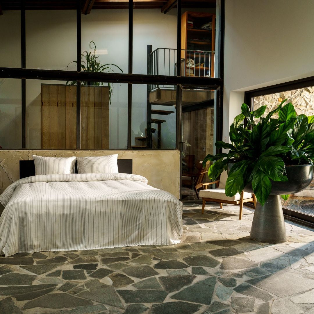 Kayori dekbedovertrek Sao Tencel© 100% tencel grijs