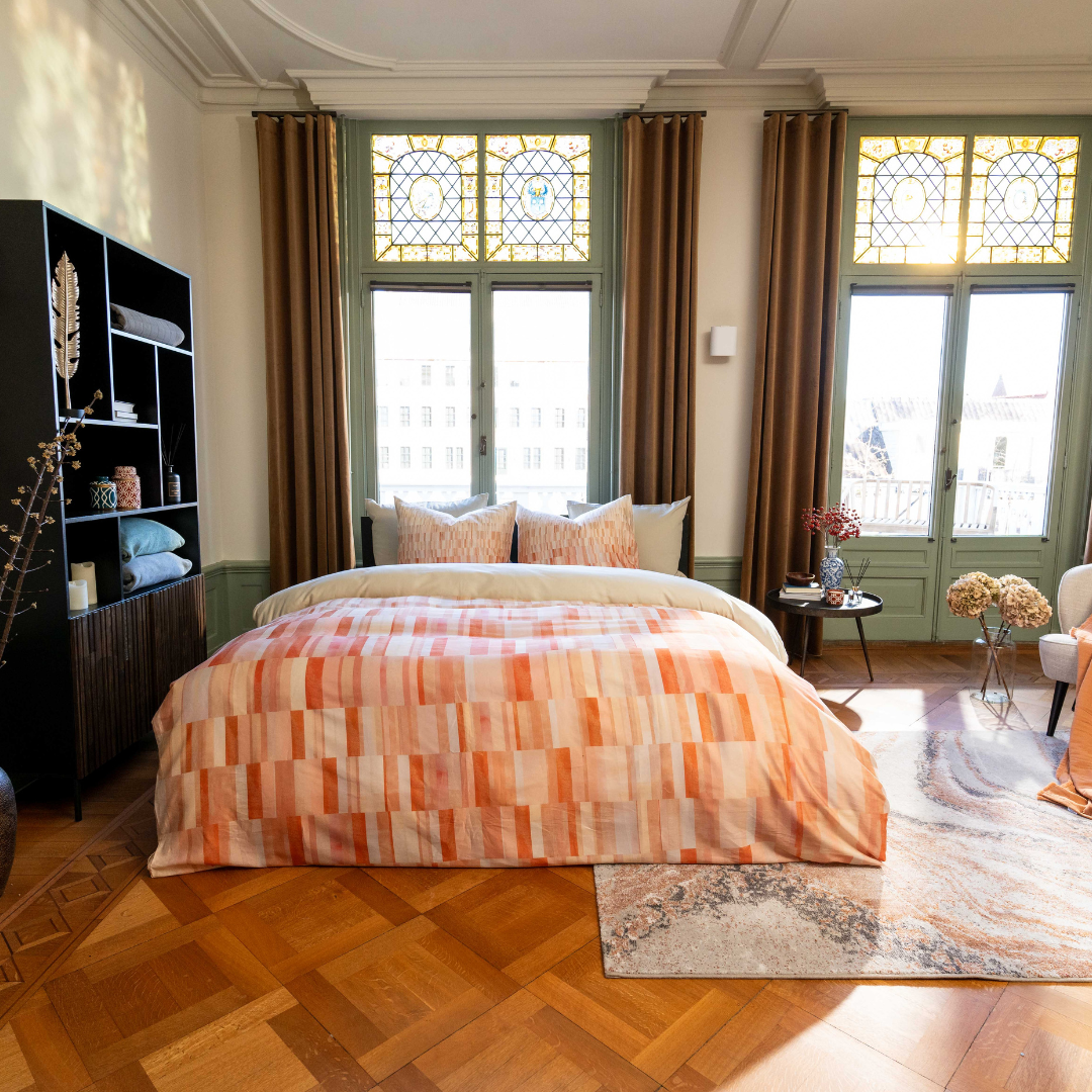 Kayori dekbedovertrek Seki Katoensatijn 100% katoen 220