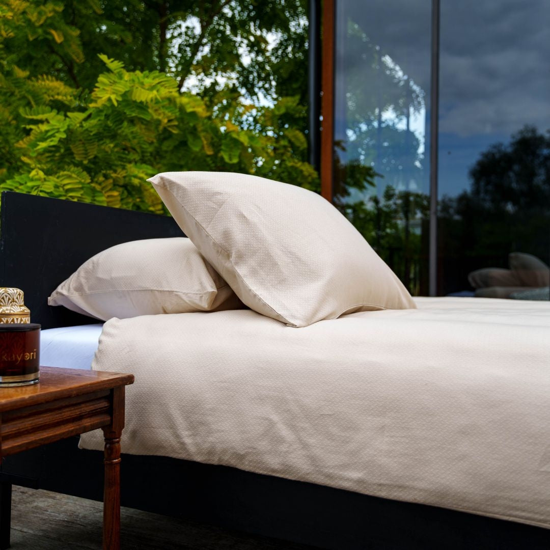 Kayori dekbedovertrek Watari Linnen 100% katoen naturel